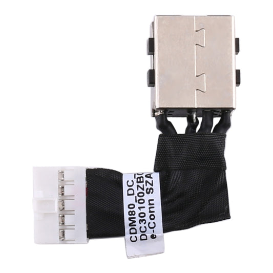 Power Jack Connector With Flex Cable for Dell Latitude e5580 m3520 098c6h - Dell Spare Parts by buy2fix | Online Shopping UK | buy2fix