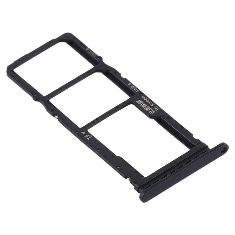 SIM Card Tray + SIM Card Tray + Micro SD Card Tray for Huawei Y7p (Black) by buy2fix