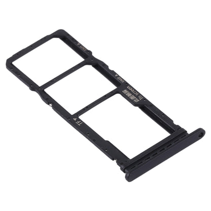 SIM Card Tray + SIM Card Tray + Micro SD Card Tray for Huawei Y7p (Black) by buy2fix