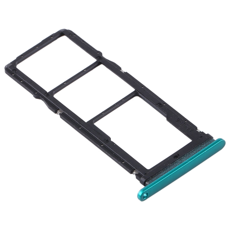 SIM Card Tray + SIM Card Tray + Micro SD Card Tray for Huawei Y7p (Green) by buy2fix