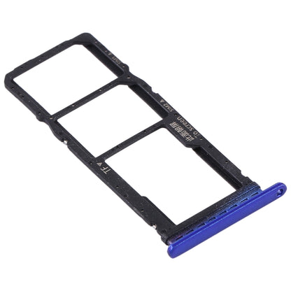 SIM Card Tray + SIM Card Tray + Micro SD Card Tray for Huawei Y7p (Blue) by buy2fix