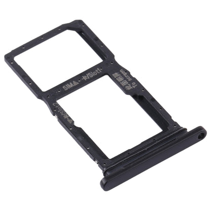 SIM Card Tray + SIM Card Tray / Micro SD Card Tray for Huawei Y9s(Black) by buy2fix