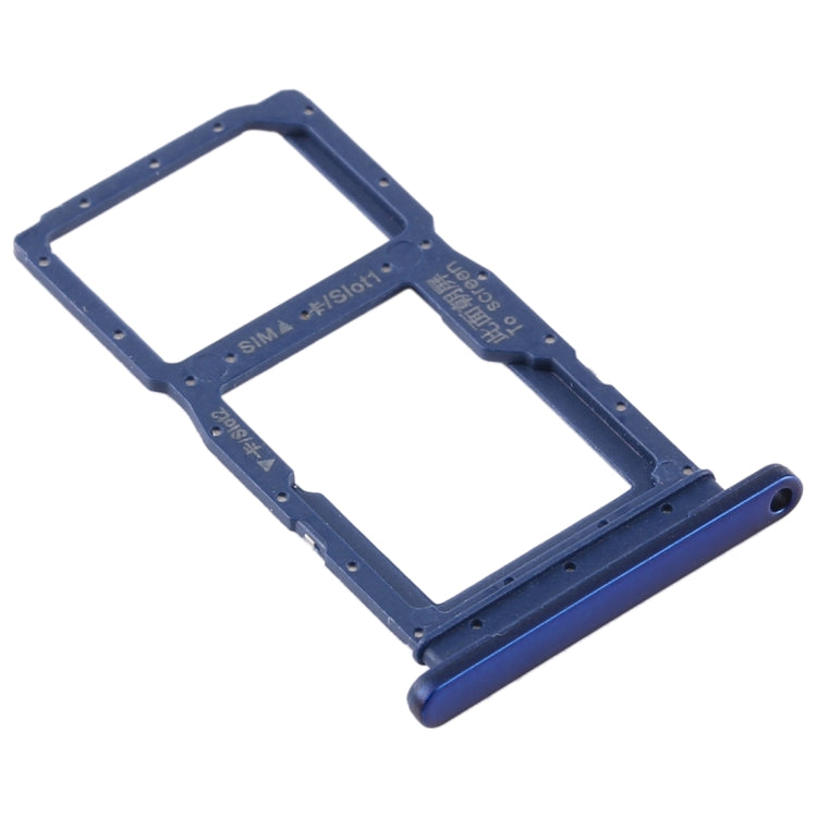 SIM Card Tray + SIM Card Tray / Micro SD Card Tray for Huawei Y9s(Blue) by buy2fix