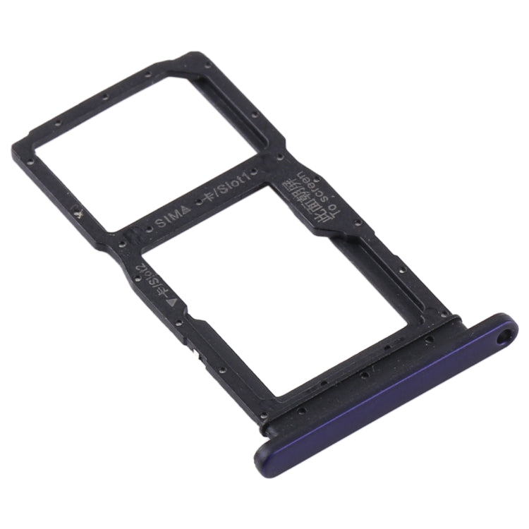 SIM Card Tray + SIM Card Tray / Micro SD Card Tray for Huawei Y9s(Purple) by buy2fix