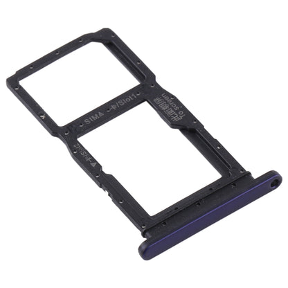SIM Card Tray + SIM Card Tray / Micro SD Card Tray for Huawei Y9s(Purple) by buy2fix