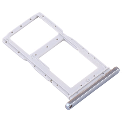 SIM Card Tray + SIM Card Tray / Micro SD Card Tray for Huawei Y9s(Silver) by buy2fix