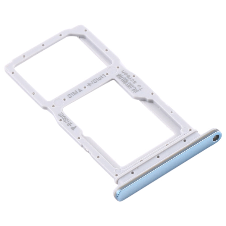 SIM Card Tray + SIM Card Tray / Micro SD Card Tray for Huawei Y9s(Baby Blue) by buy2fix