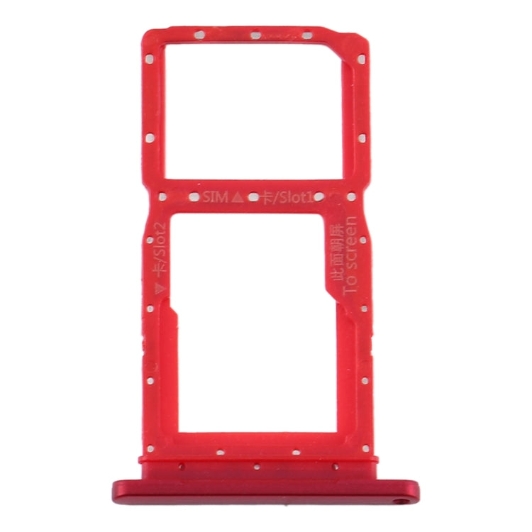 SIM Card Tray + SIM Card Tray / Micro SD Card Tray for Huawei Y9s 2020 (Red) by buy2fix
