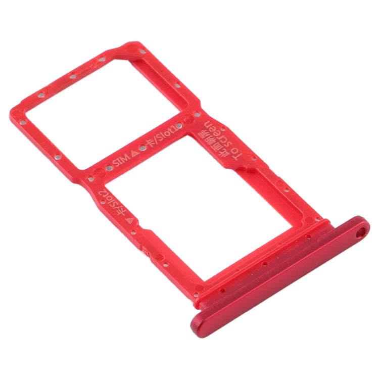 SIM Card Tray + SIM Card Tray / Micro SD Card Tray for Huawei Y9s 2020 (Red) by buy2fix