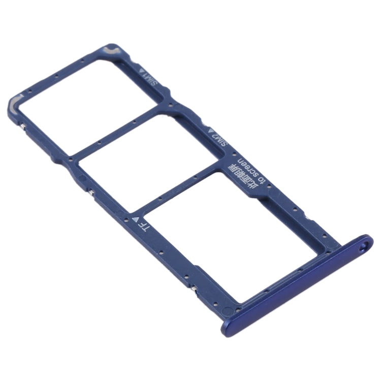 SIM Card Tray + SIM Card Tray + Micro SD Card Tray for Huawei Honor 8A Pro (Blue) by buy2fix