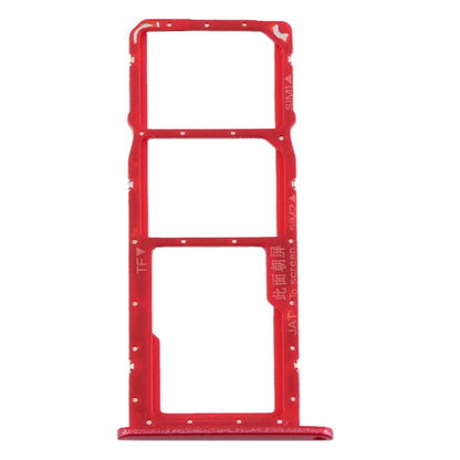 SIM Card Tray + SIM Card Tray + Micro SD Card Tray for Huawei Honor 8A Pro (Red) by buy2fix