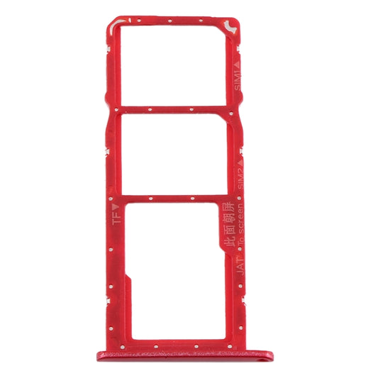SIM Card Tray + SIM Card Tray + Micro SD Card Tray for Huawei Honor 8A Pro (Red) by buy2fix