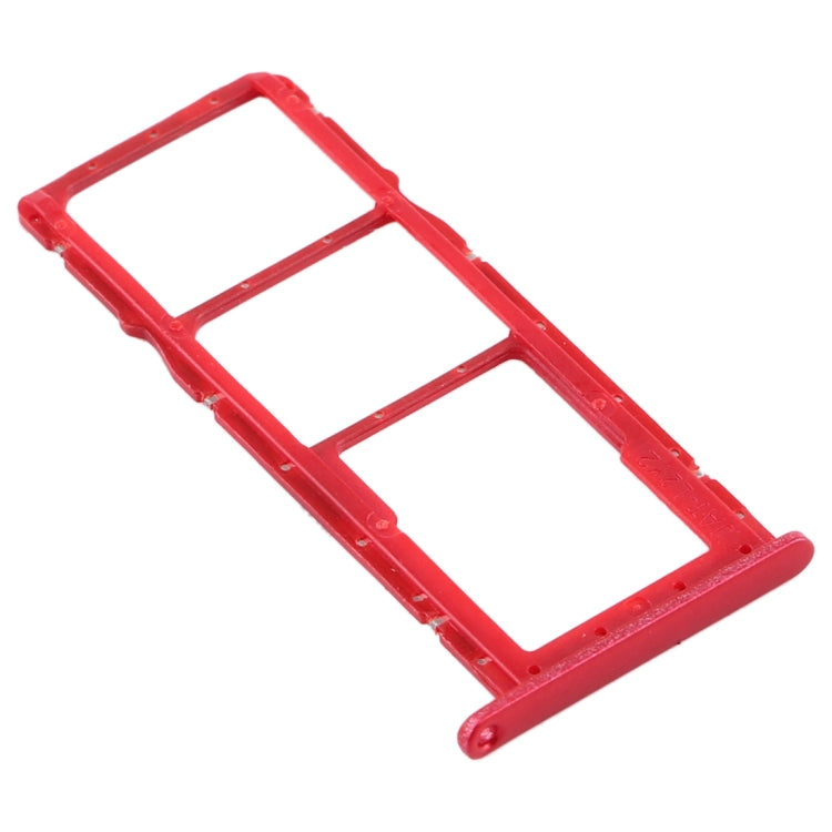 SIM Card Tray + SIM Card Tray + Micro SD Card Tray for Huawei Honor 8A Pro (Red) by buy2fix