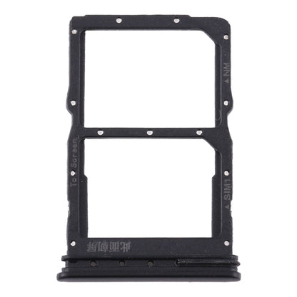 SIM Card Tray + NM Card Tray for Huawei P40 Lite 5G (Black) by buy2fix