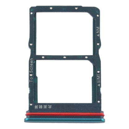 SIM Card Tray + NM Card Tray for Huawei P40 Lite 5G (Green) by buy2fix