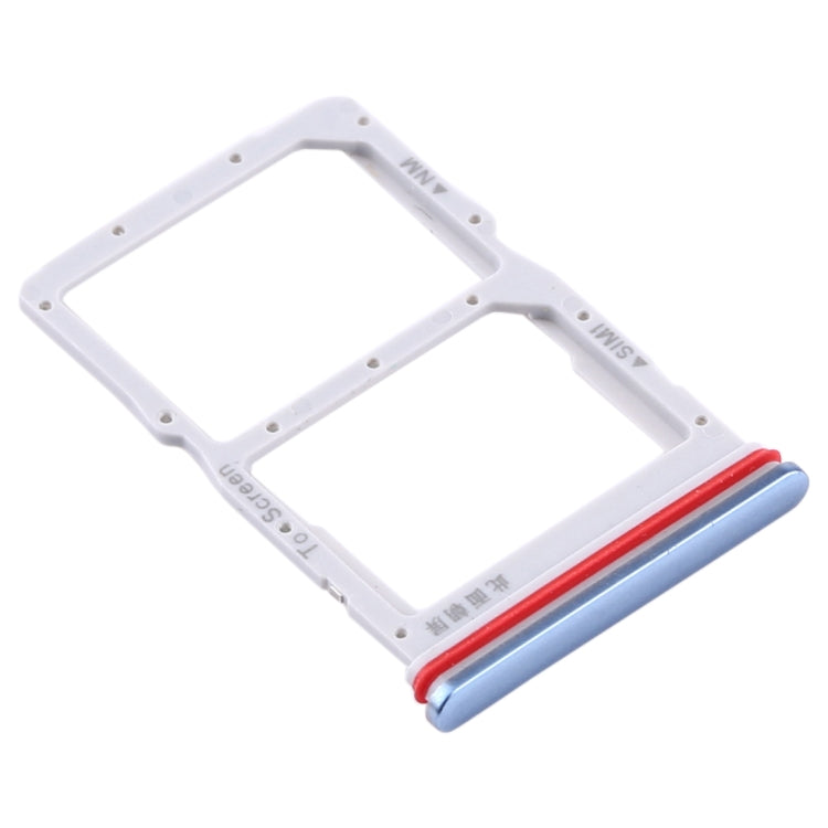 SIM Card Tray + NM Card Tray for Huawei P40 Lite 5G (Baby Blue) by buy2fix