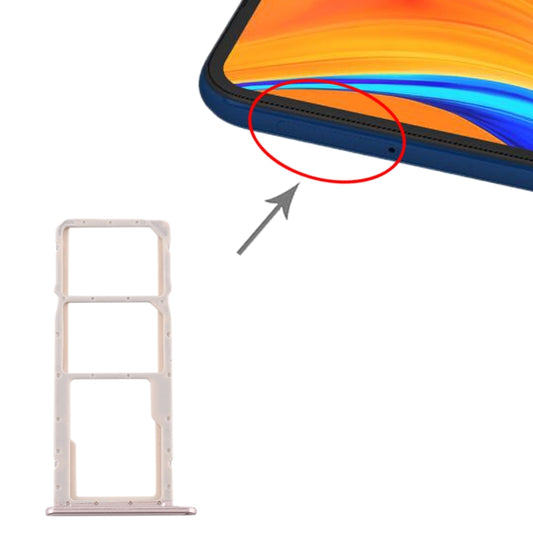 SIM Card Tray + SIM Card Tray + Micro SD Card Tray for Huawei Y6s (2019) (Gold) by buy2fix