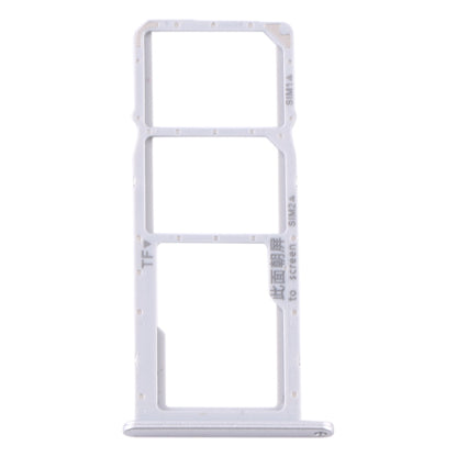 SIM Card Tray + SIM Card Tray + Micro SD Card Tray for Huawei Y6s (2020) (Silver) by buy2fix