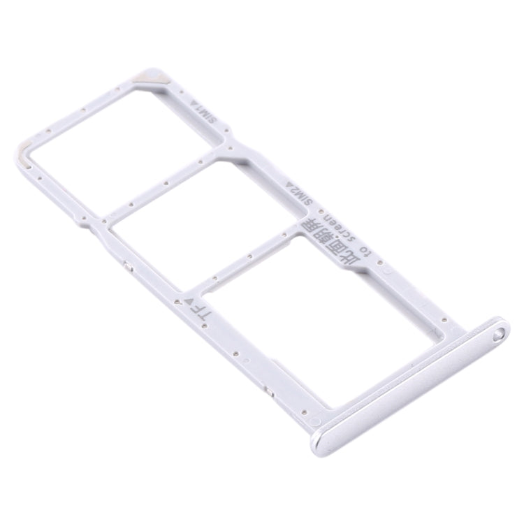 SIM Card Tray + SIM Card Tray + Micro SD Card Tray for Huawei Y6s (2020) (Silver) by buy2fix