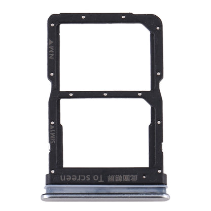 SIM Card Tray + SIM Card Tray for Huawei Honor 30 Youth (Silver) by buy2fix