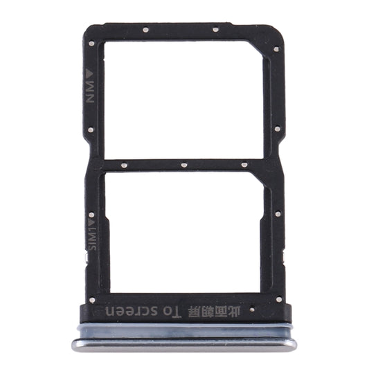 SIM Card Tray + SIM Card Tray for Huawei Honor 30 Youth (Silver) by buy2fix
