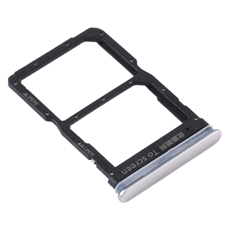 SIM Card Tray + SIM Card Tray for Huawei Honor 30 Youth (Silver) by buy2fix