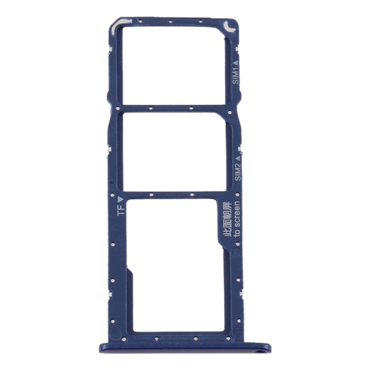 SIM Card Tray + SIM Card Tray + Micro SD Card Tray for Huawei Y6 (2019) (Blue) by buy2fix