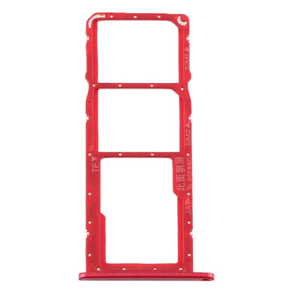 SIM Card Tray + SIM Card Tray + Micro SD Card Tray for Huawei Y6 (2019) (Red) by buy2fix