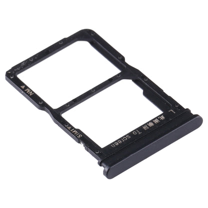 SIM Card Tray + NM Card Tray for Huawei Y8p (Black) by buy2fix