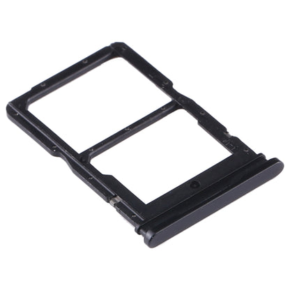 SIM Card Tray + NM Card Tray for Huawei Y8p (Black) by buy2fix