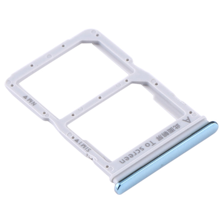 SIM Card Tray + NM Card Tray for Huawei Y8p (Twilight) by buy2fix