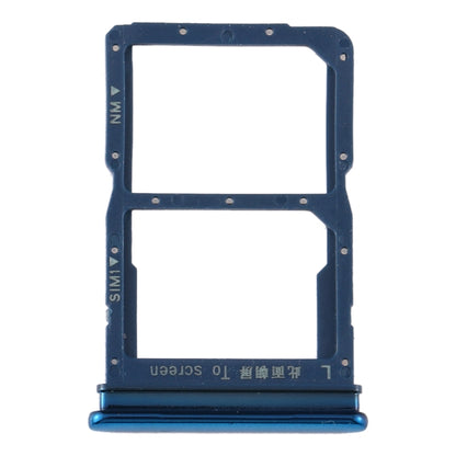 SIM Card Tray + NM Card Tray for Huawei Y8p (Blue) by buy2fix