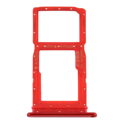 SIM Card Tray + SIM Card Tray / Micro SD Card Tray for Huawei Enjoy Z 5G (Red) by buy2fix