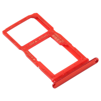 SIM Card Tray + SIM Card Tray / Micro SD Card Tray for Huawei Enjoy Z 5G (Red) by buy2fix