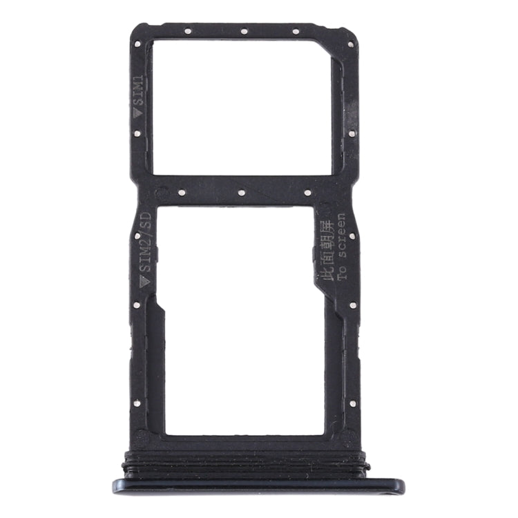 SIM Card Tray + SIM Card Tray / Micro SD Card Tray for Huawei P20 Lite (2019) (Black) by buy2fix