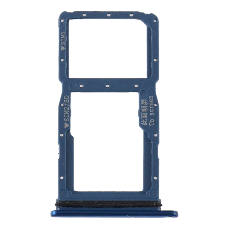 SIM Card Tray + SIM Card Tray / Micro SD Card Tray for Huawei P20 Lite (2019) (Blue) by buy2fix