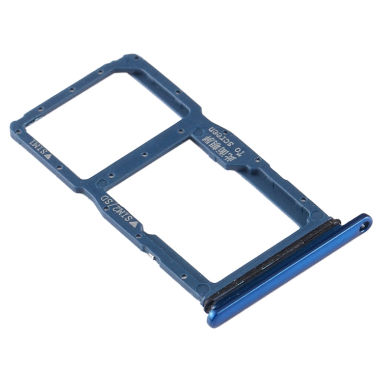 SIM Card Tray + SIM Card Tray / Micro SD Card Tray for Huawei P20 Lite (2019) (Blue) by buy2fix