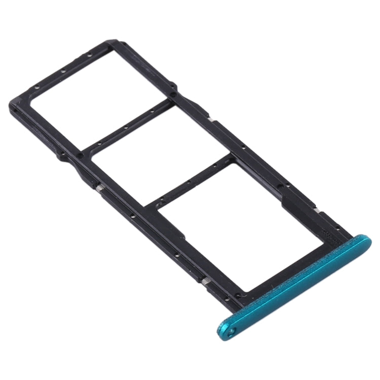 SIM Card Tray + SIM Card Tray + Micro SD Card Tray for Huawei Y6p (Green) by buy2fix