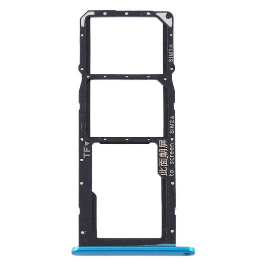 SIM Card Tray + SIM Card Tray + Micro SD Card Tray for Huawei Y6p (Blue) by buy2fix