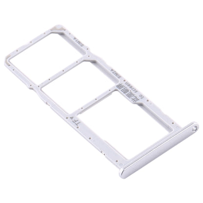 SIM Card Tray + SIM Card Tray + Micro SD Card Tray for Huawei Y6p (Silver) by buy2fix