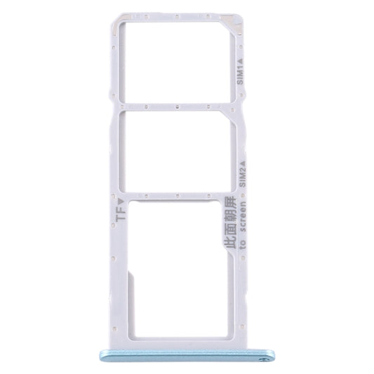 SIM Card Tray + SIM Card Tray + Micro SD Card Tray for Huawei Y6p (Baby Blue) by buy2fix