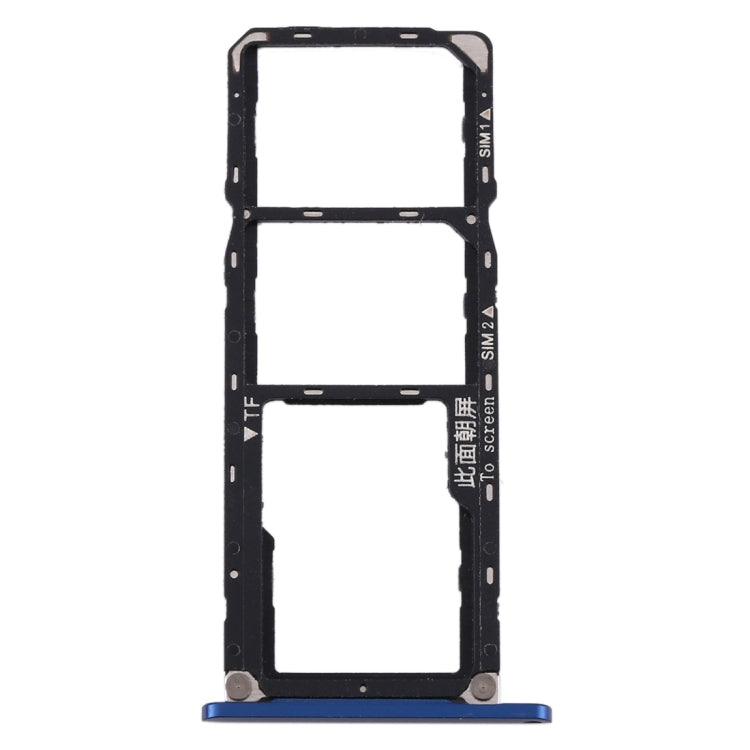 SIM Card Tray + SIM Card Tray + Micro SD Card Tray for Huawei Enjoy Max (Blue) by buy2fix