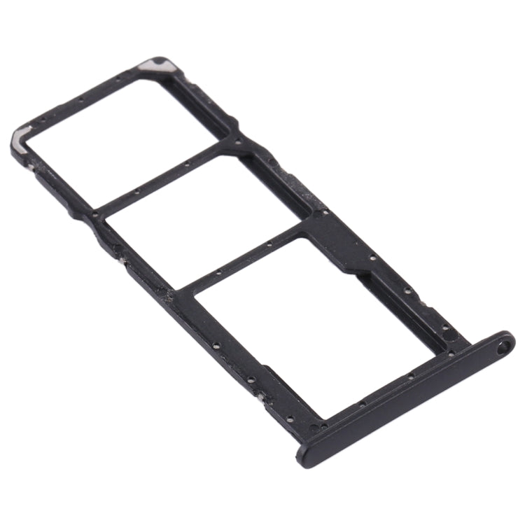 SIM Card Tray + SIM Card Tray + Micro SD Card Tray for Huawei Y8s (Black) by buy2fix