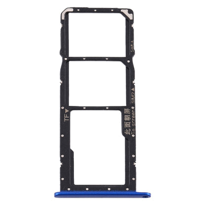 SIM Card Tray + SIM Card Tray + Micro SD Card Tray for Huawei Y8s (Blue) by buy2fix