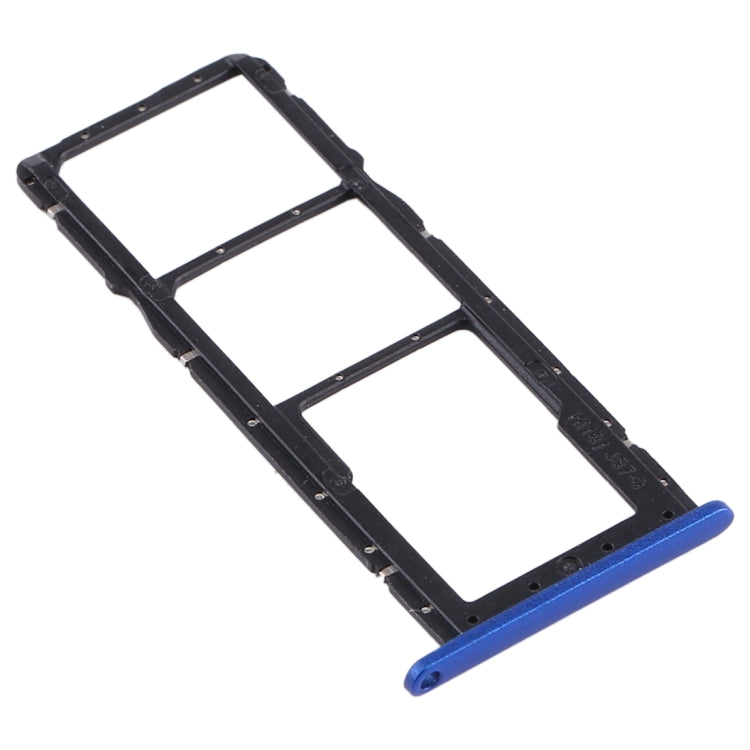SIM Card Tray + SIM Card Tray + Micro SD Card Tray for Huawei Y8s (Blue) by buy2fix