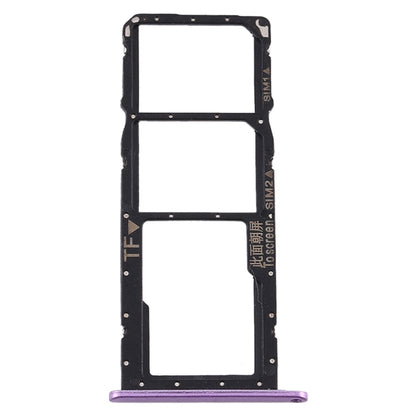 SIM Card Tray + SIM Card Tray + Micro SD Card Tray for Huawei Y8s (Purple) by buy2fix