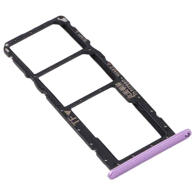 SIM Card Tray + SIM Card Tray + Micro SD Card Tray for Huawei Y8s (Purple) by buy2fix