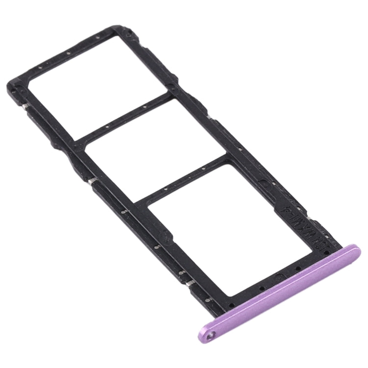 SIM Card Tray + SIM Card Tray + Micro SD Card Tray for Huawei Y8s (Purple) by buy2fix