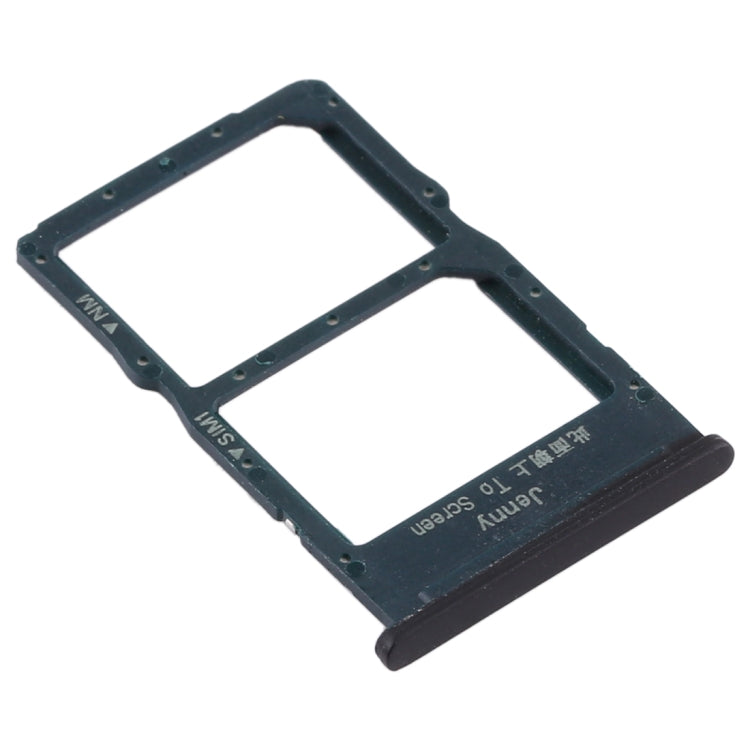 SIM Card Tray + NM Card Tray for Huawei P40 Lite (Black) by buy2fix