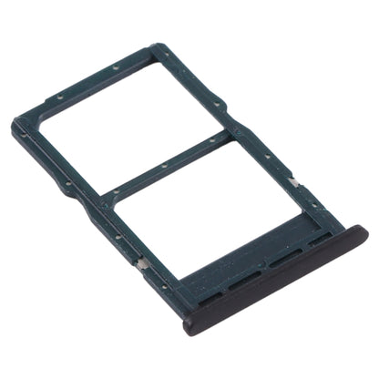 SIM Card Tray + NM Card Tray for Huawei P40 Lite (Black) by buy2fix